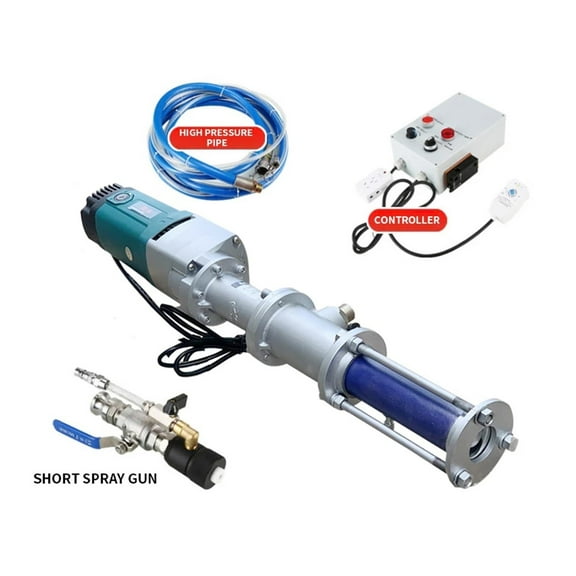 2200W Multifunctional Portable Stone Paint Sprayer, Exterior Wall Putty Machine, High Pressure Paint Mortar Machine