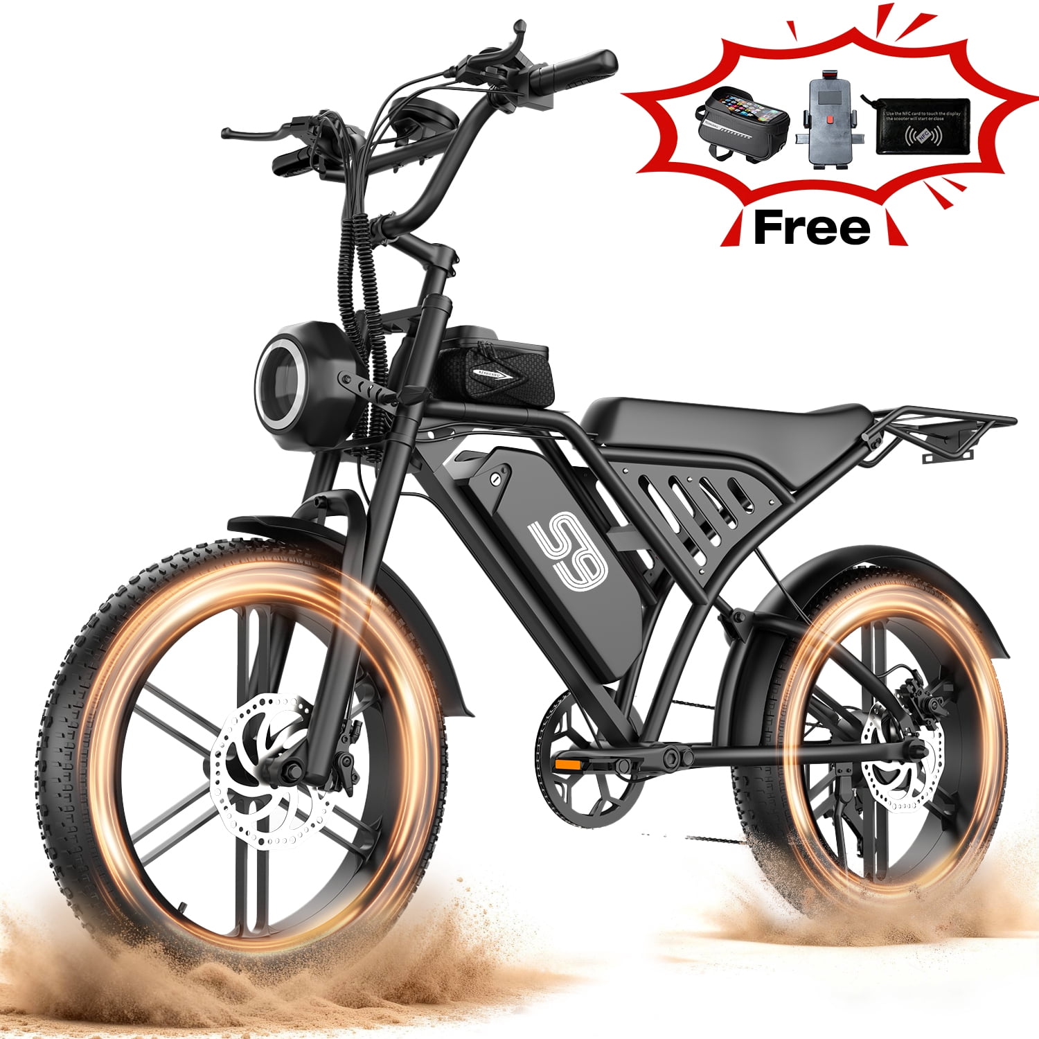 all electric bicycles VIVI Bike Terrain Fat Tire Electric Bike Packed with premium components Best Electric Bikes 2026 |