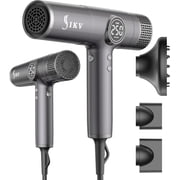 2200W Smart Hair Dryer - Brushless Motor, AI Temperature Sensor, Negative Ion Generator for Shiny Hair, Dual Voltage for Worldwide Use, Ideal for Home, Salon and Hotels