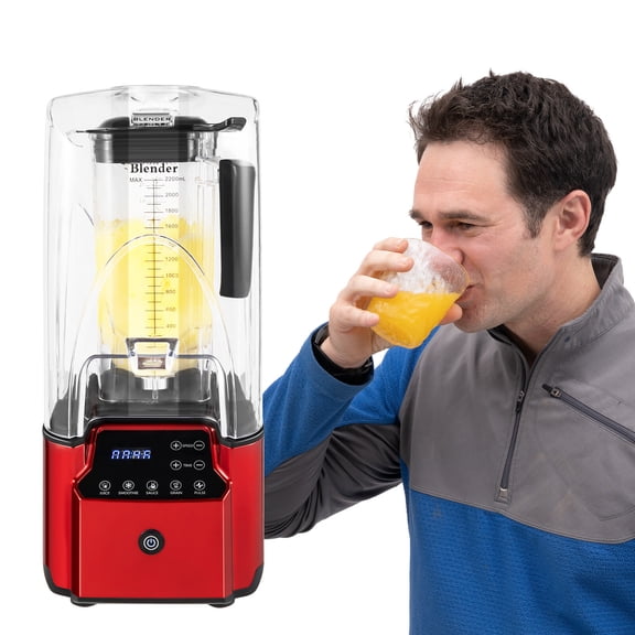2200W Touch Screen Control Smoothie Blender, Smoothie Maker Commercial Blender for Restaurants Hotels Snack Shops
