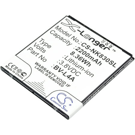 2200mAh BV-L4A Battery for Nokia Tesla RM-1141