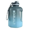 thumbnail image 1 of 2200ml Large Capacity Sports Water Bottle | Portable Outdoor Tote Jug with Tea Strainer | Frosted Plastic Big Belly Cup for Men & Women | Leakproof Travel Mug for Hiking & Daily Use, 1 of 5