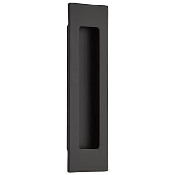 220306US19 220306 Modern Rectangular 6 Inch Tall Rectangular Flush Door Pull