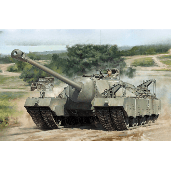2209 1/35 T28 Super Heavy Tank (Gun Motor Carriage T95) Assembly Model Kit