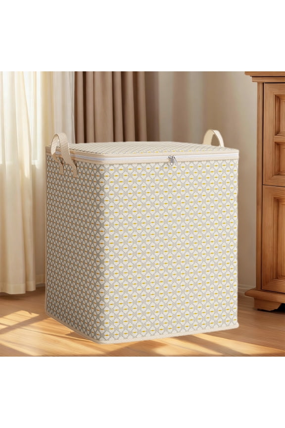 220L Heavy Duty Moving Bags Extra Large, Foldable Storage Boxes with Lids, Stackable Closet Organizer for Clothes & Moving