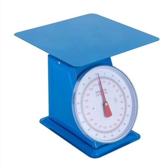 220LBS Heavy Duty Portion-Control Mechanical Kitchen and Food Scale, Commercial Larg Meat Scale with 1313inch Iron Platform for Supermarket Food Market Snack Shop$$Home Decor, Kitchen, & Other