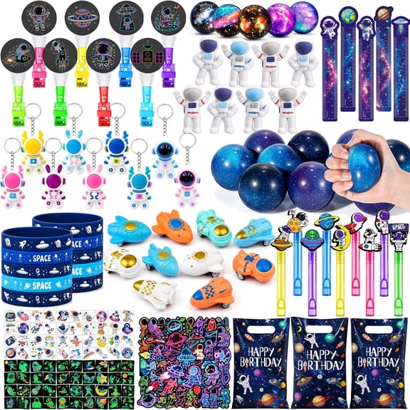 220PCS Space Party Set, Birthday Goodie Bag Fillers, Pinata Stuffers VT4