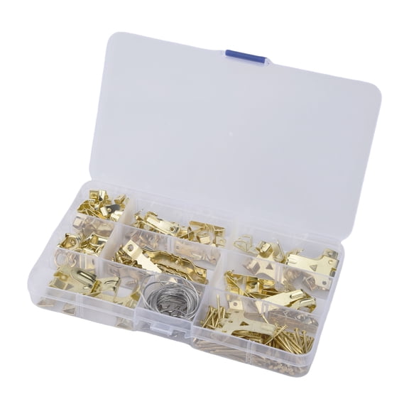 220Pcs Professional Photo Frame Hook Multipurpose Picture Frame Hook Set with Nails for Wall Decorations