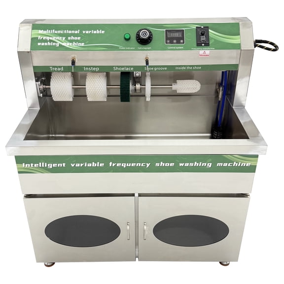 220V 1-Phase Commercial Intelligent Variable-Frequency Shoe Washing Machine UV & Ozone Disinfection