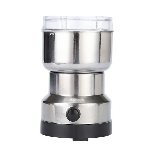 220V 100W Coffee Grinder with Removable Bowl, Stainless Steel & ABS, Powerful Motor, Easy to Operate, Stylish Design, for Grinding Coffee Beans and More
