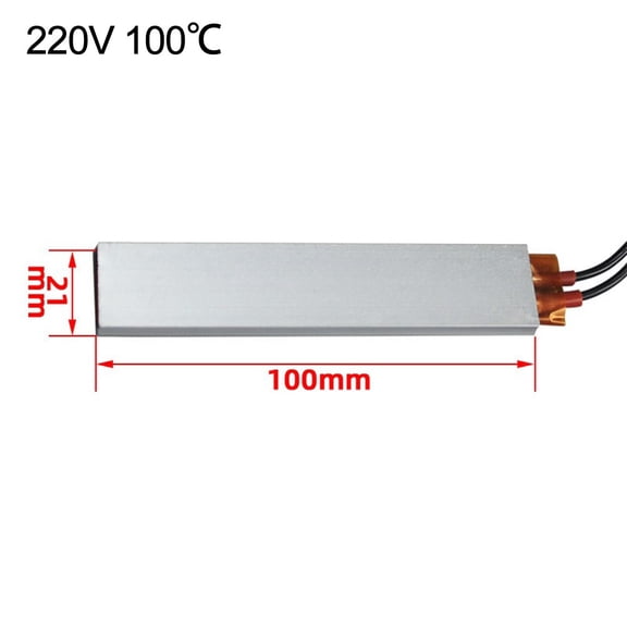 220V 100x21x5mm PTC Heating Plate PTC Heating Element Temperature 60-270℃