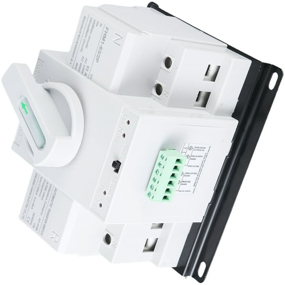 220V/110V Miniatures Circuit Breaking 2 Power 63A Automatic Transfer Switches Simple Operate for Home Electrical