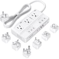 thumbnail image 1 of 220V to 110V Voltage Converter, VINTAR 2000W Universal Travel Adapter Voltage Converter US to Europe, International Step Down Transformer Power Converters Adapter Combo for EU UK JP AU in SA, 1 of 4