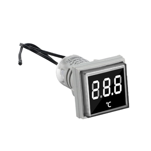 220V -20-199'C Square Digital Thermometers with Low Energy Consumption for Home Office and Laboratory Use