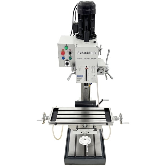 220V 3-Phase Gear Head Vertical Drill Press M20 Tapping Drilling Milling Tapping Machine 1.5KW