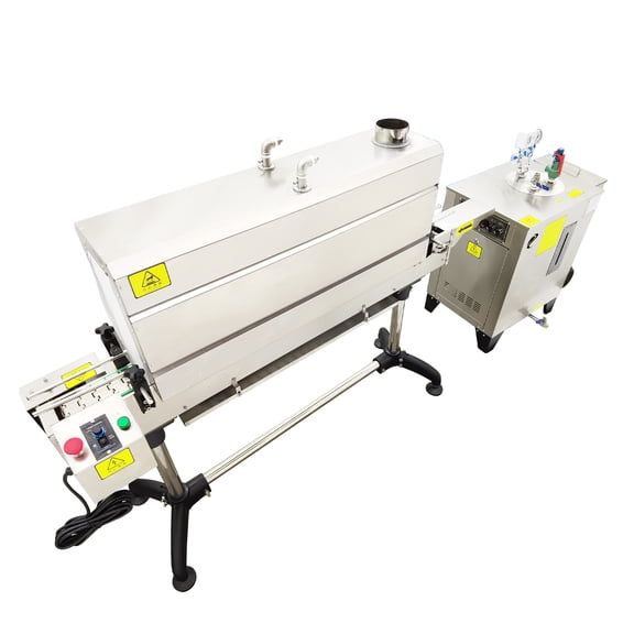220V 3-Phase Steam Label Shrink Machine Bottle Sleeve Labeling Machine with 18kw Steam Generator