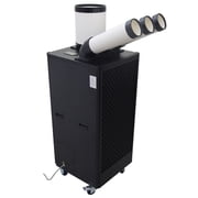 220V 3-Tubes Industrial Air Conditioner Mobile Spot Cooler Cooling Aircon 1000-1100m /h