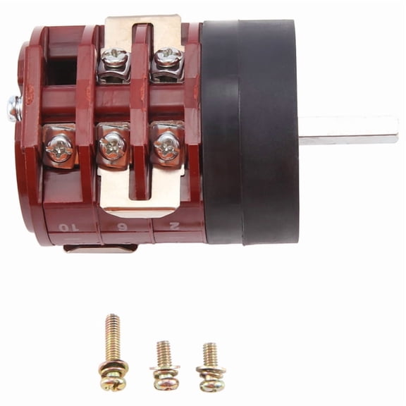220V/380V 32A Car Tire Changer Machine Motor Forward Reverse Switch Turn Table Pedal Switch Tire Repair Tools Car Accessories,1 * Tire Changer Switch 3 * small screw,red & black
