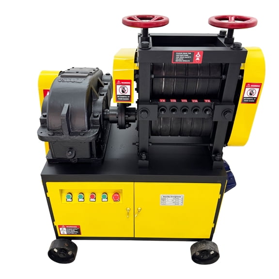 220V 3PH Heavy Duty Rebar Straightening and Cutting Machine Industrial Steel Bar Processing Tool