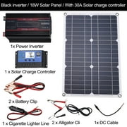 220V 4000W Solar Panel Kit Complete Solar Power Generator 30A Home Grid System