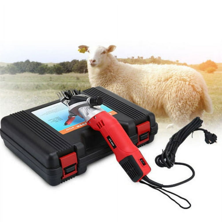 220V 500W Electric Adjustable Speed Sheep Shearing Machine Goat Clipper  Scissors Shears with 13 Teeth Blade for Sheep Goat Pet Animal Farm 