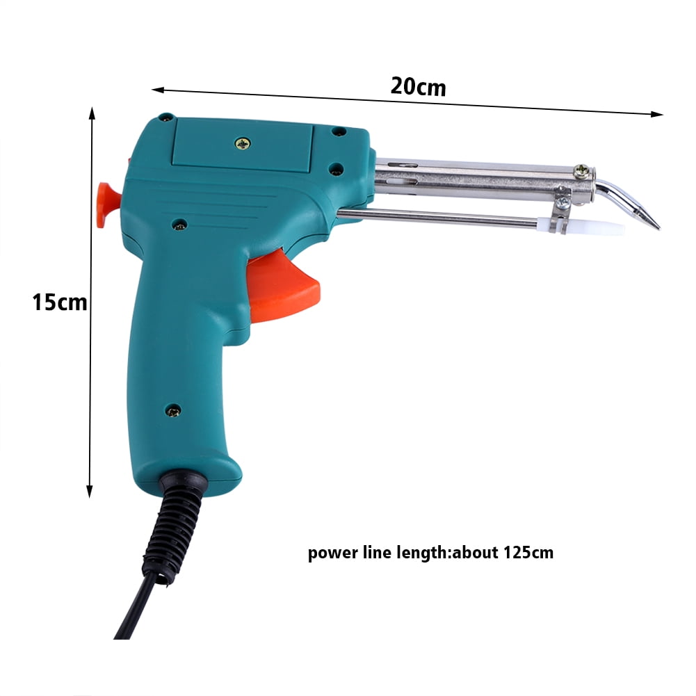 Yunuqso 220V 60W Single Hand Welding Electric Automatic Soldering Tin Gun Solder Tool Kit