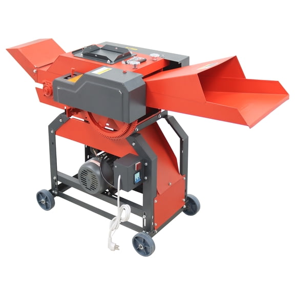 220V 8 Blade Hay Cutting Kneading Integrated Machine 800KG/H