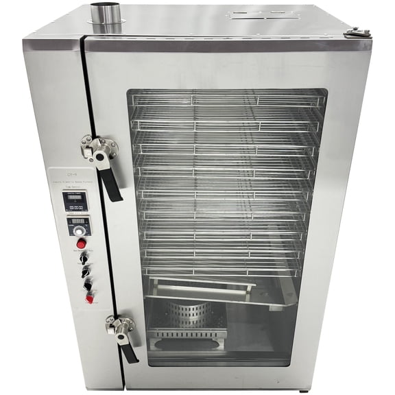 220V 9-Layer Electric BBQ Meat Smoker Grill Commercial Sausage Smoking Oven
