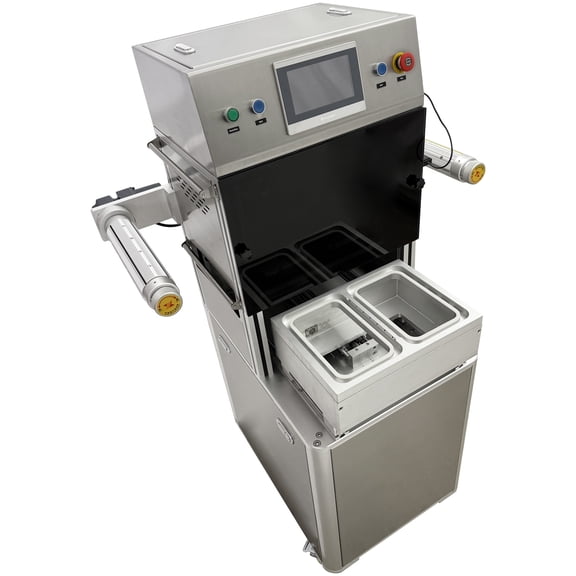 220V Automatic Food Tray Sealer Modified Atmosphere Lunch Box Packaging Machine