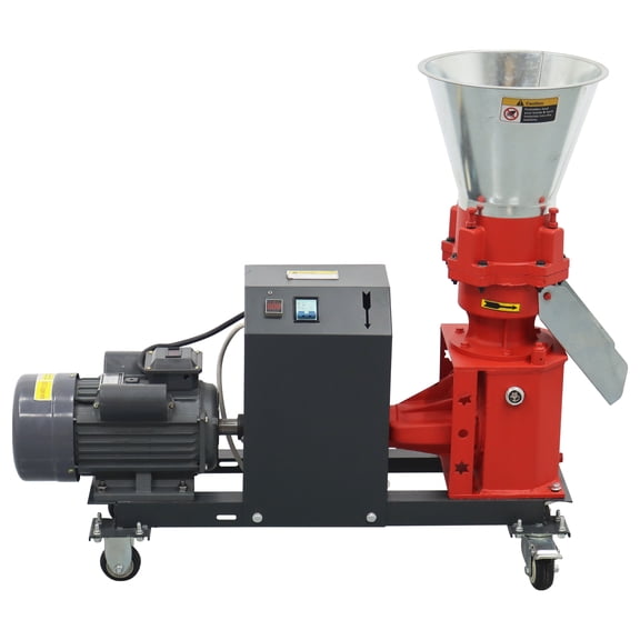 220V Chicken Feed Pellet Mill Machine 6MM Animal Food Maker Feed Granulator Machine