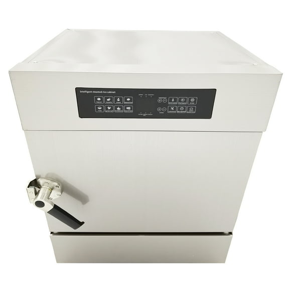 220V Commercial Rice Steam Cabinet Food Steaming Box 4 Tray Intelligent Control 6KW