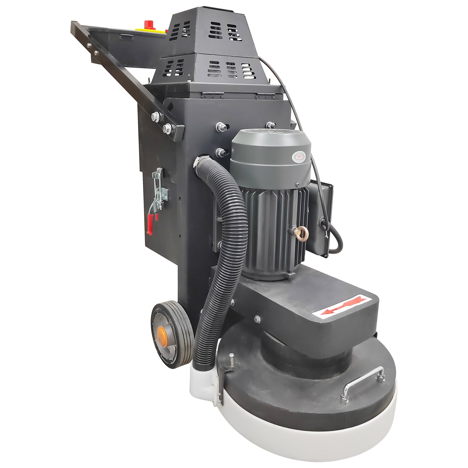 220V Concrete Floor Grinder Polishing Machine 5 Grinding Head with 20L ...