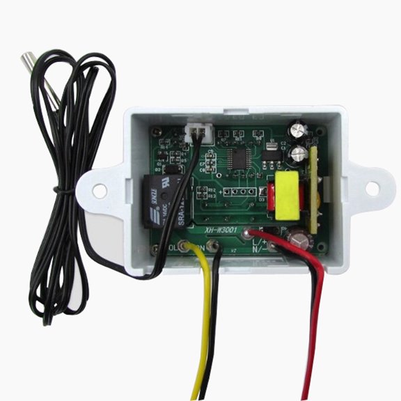 220V Digital LED Temperature Controller 10A, Thermostat Control Probe NTC10K, -50 to 110C Temperature Range 0.1C Accuracy for Home Brewing
