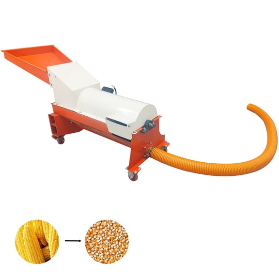220V Dry Corn Electric Thresher 4409LB/H With 9.8Ft Grain Auger For Direct Kernel Bagging