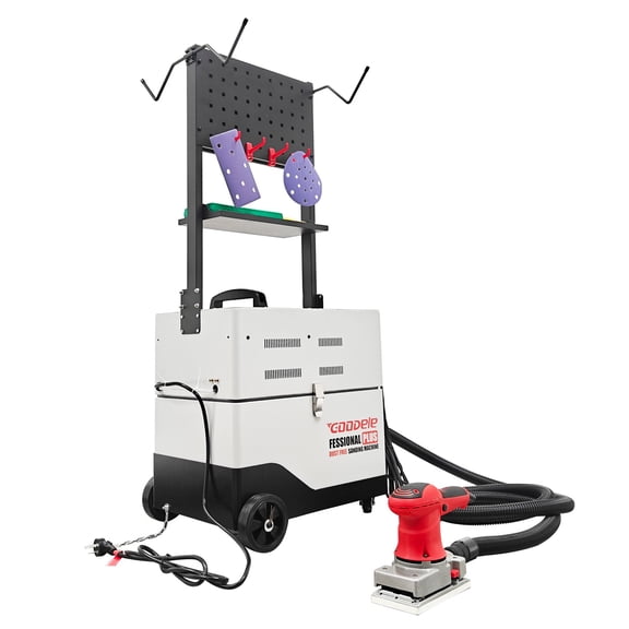 220V Electric Dust-Free Auto Sanding Machine Integrated Vacuum Car Body Dry Grinding Polishing Equipment