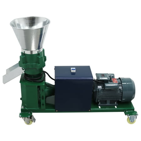 220V Feed Pellet Making Machine 4 Head Rollers Pelletizer 6mm