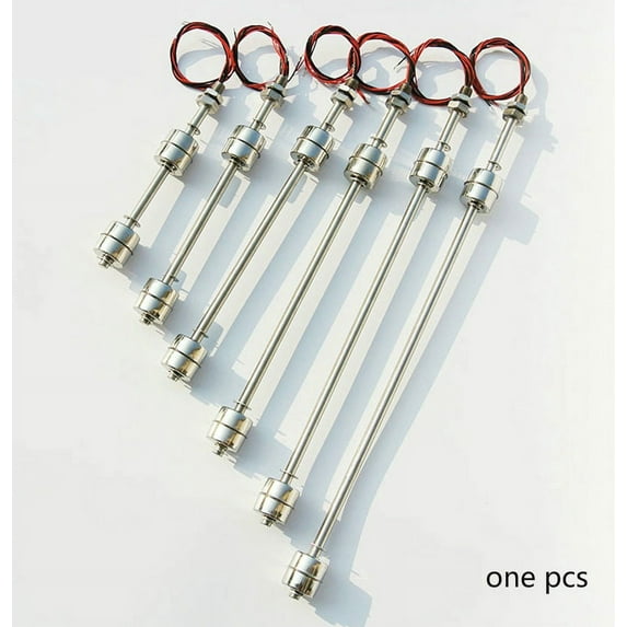 220V Float Switch Stainless Steel liquid water level sensor horizontal Double Ball float switch 450mm 500mm 550mm 600mm