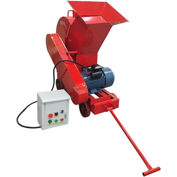 220V Hammer Type Construction Waste Crusher Pulverizer Ore Coal Limestone Breaker 2204lb/h with 15mm Screen