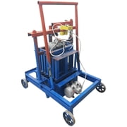 220V Hand-Propelled Hollow Soil Block Brick Forming Machine Portable Concrete Block Maker