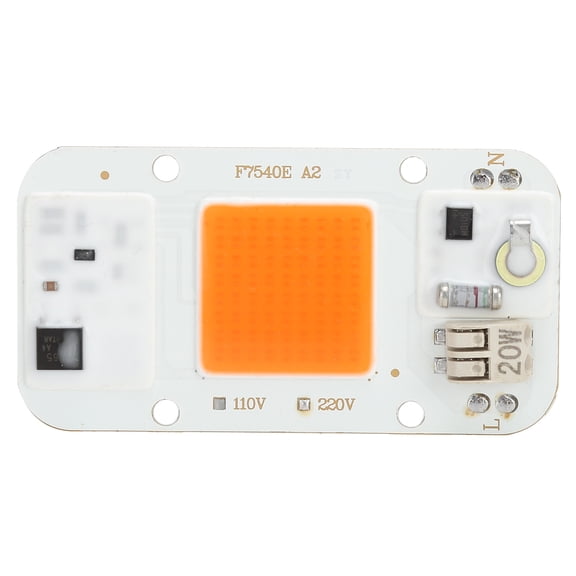 220V High Pressure LED Chip Free Driver COB Light Source Integrated Lamp Bead for Plant Growth Light 20WFull Spectrum