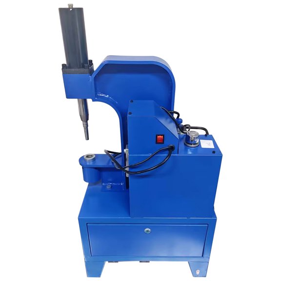 220V Hydraulic Rivet Press Electric Riveting Machine with Foot Pedal 4-12mm for Brake Pad Rivets