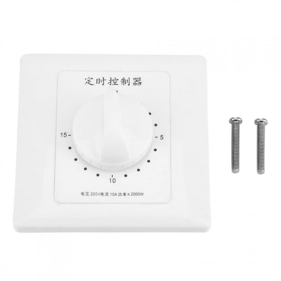 220V Intelligent Timer Switch, Electronic Control Mechanical Timer, Mechanical Countdown Indoor Intelligent Time Switch Control