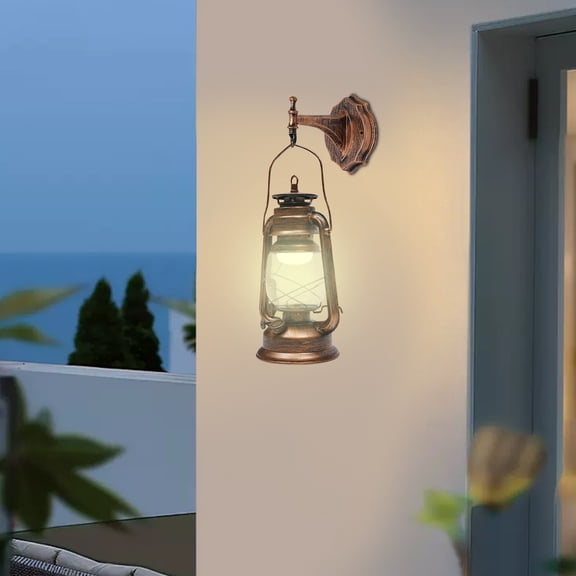 220V LED Indoor Light Fixture, European Lighting Wall Light, Wall Lantern Lamp for Installation in The Courtyard, Villa, Porch, Garage, Aisle and Park