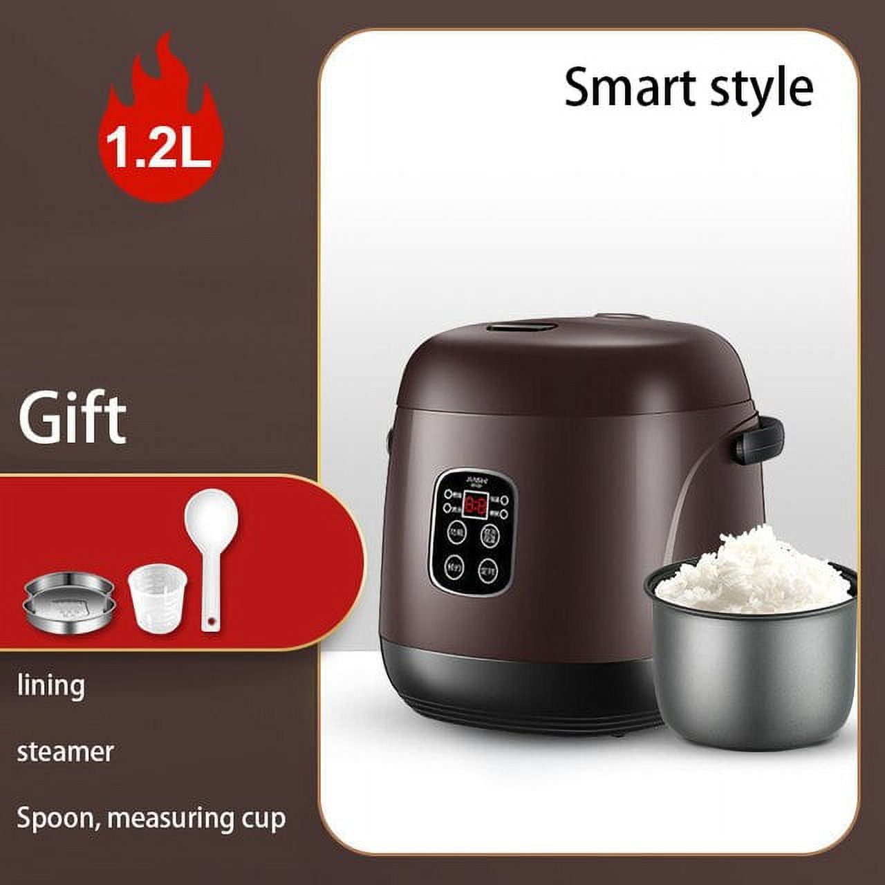  Rice Cooker, Household, 1.3L-250W, Mini Rice Cooker