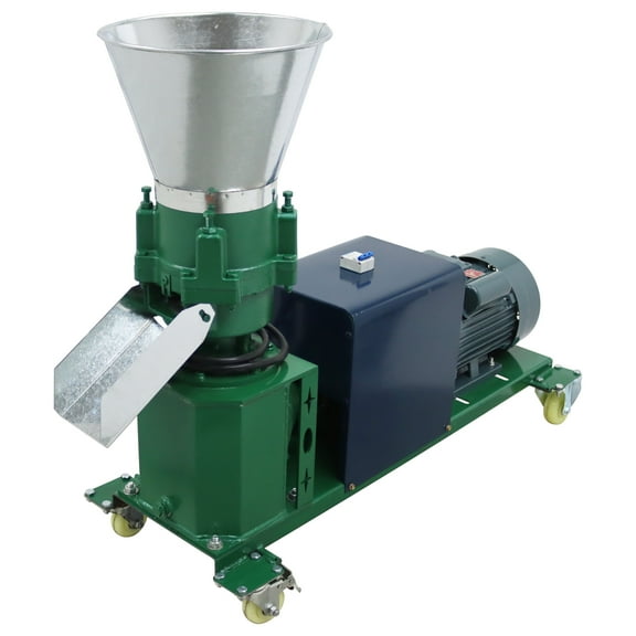 220V Poultry Farm Feed Pellet Making Machine Pelletizer 4mm with 4 Head Rollers