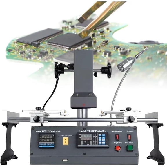 220V Reflow Soldering Machine, LED Lighting Board Repair Workstation, 1250W Infrared Heater, With Temperature Control, For Machinery Repair Shops