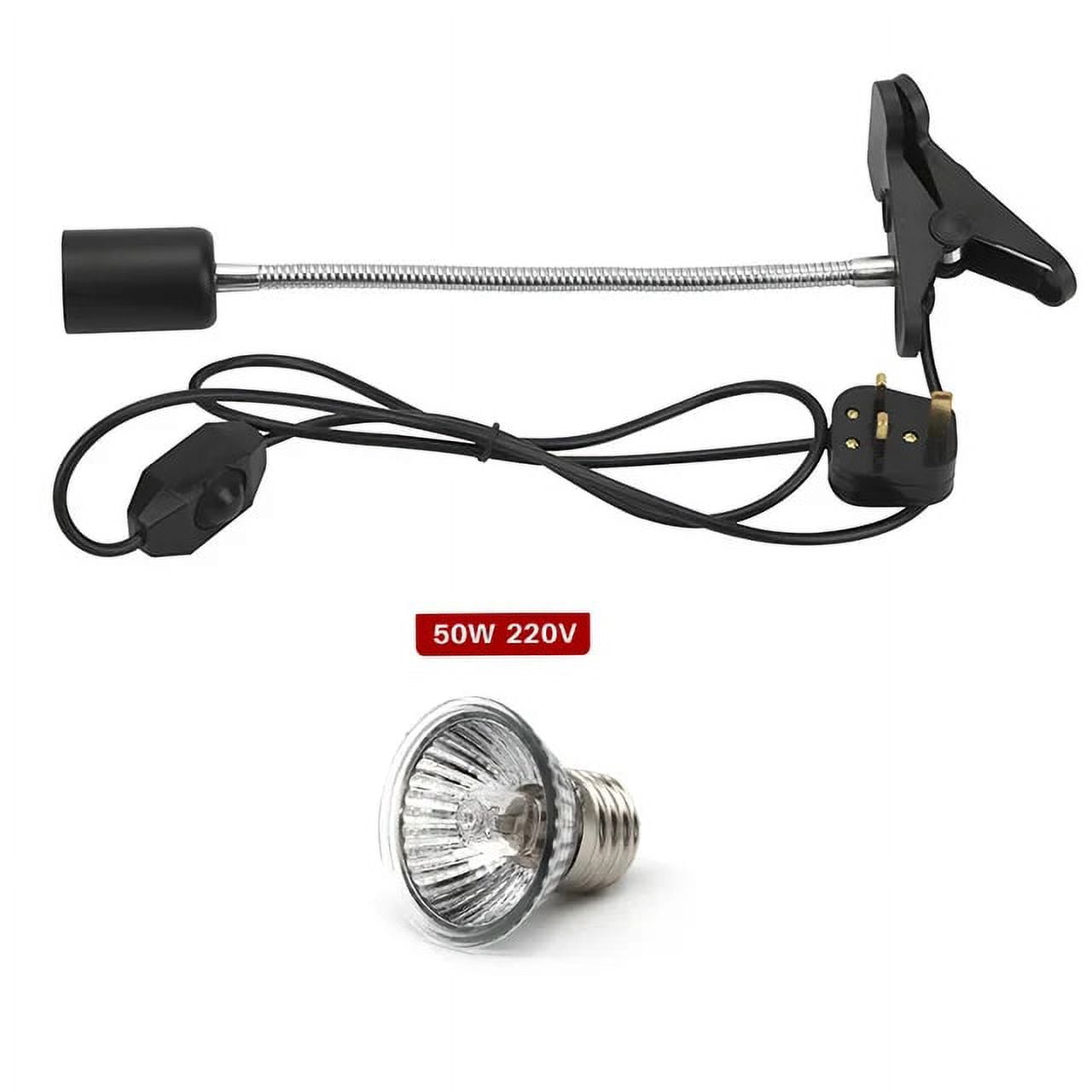 220V Reptile Heat Lamp Bulb Lamp for Turtle Tortoises Heating Lamp