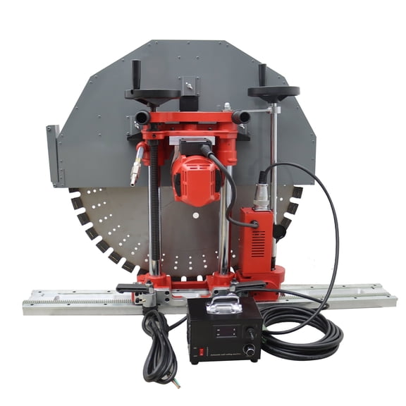 220V Semi-Automatic Wall Cutting Machine Concrete Wall Cutter Max 12.6" Depth 5580W