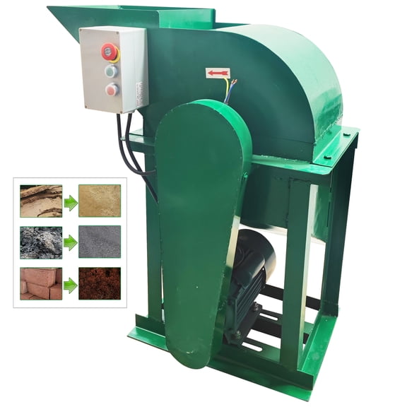 220V Soil Crusher Organic Fertilizer Crusher Machine
