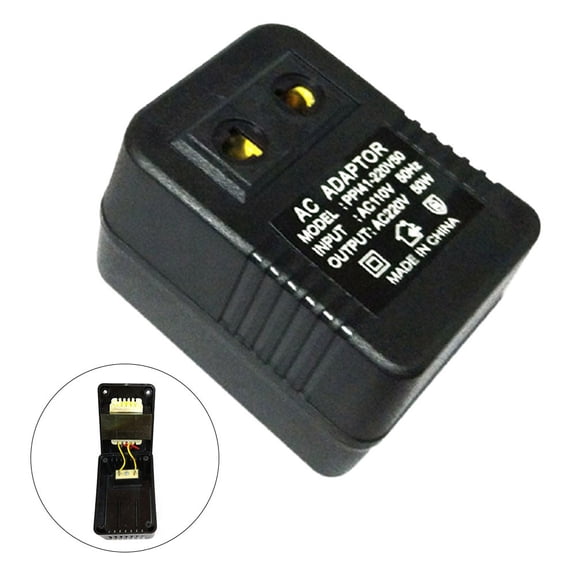 220V to 110V Travel Voltage Converter Adapter for International Use 50W